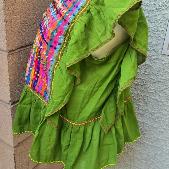 Handmade Pom Ruffle Blouse - Picture 8 of 10